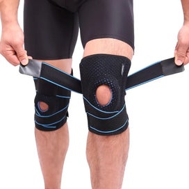 Listing 2 of 11 for AOLIKES Knee Support Coolfit Quick dry Silica gel 4 Spring Stabilizer Spo CHK12N
