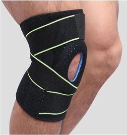 Listing 6 of 11 for AOLIKES Knee Support Coolfit Quick dry Silica gel 4 Spring Stabilizer Spo CHK12N