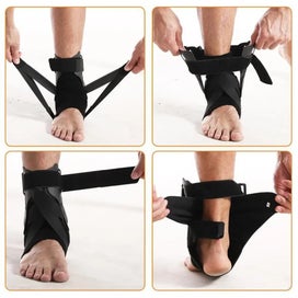 Listing 3 of 9 for 2PCS Adjustable Sports Ankle Compression Support Ankle Sprained Brace Jo CHK12N