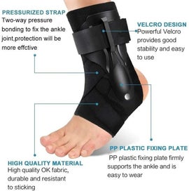 Listing 8 of 9 for 2PCS Adjustable Sports Ankle Compression Support Ankle Sprained Brace Jo CHK12N