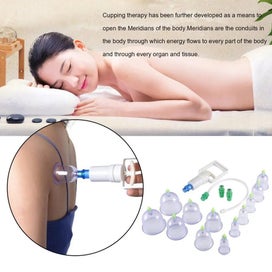 Listing 4 of 7 for 12pcs/set Chinese Health Care Medical Vacuum Cans Body Therapy Cupping C CHK12N