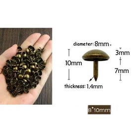 Listing 3 of 11 for 50pcs Box Sofa Decorative Furniture Tacks Stud Pushpin Doornail Hardware CHK12N