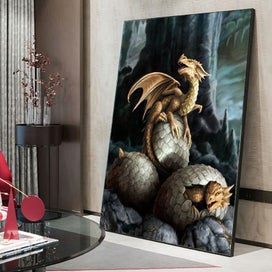 Listing 10 of 19 for Mythical Animal Pictures 5D Diamond Painting Kits Diamond Mosaic Dragon H CHK12N