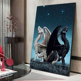 Listing 17 of 19 for Mythical Animal Pictures 5D Diamond Painting Kits Diamond Mosaic Dragon H CHK12N
