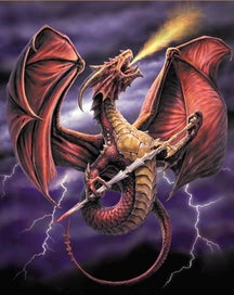Listing 18 of 19 for Mythical Animal Pictures 5D Diamond Painting Kits Diamond Mosaic Dragon H CHK12N