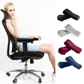 Listing 10 of 10 for 1Pc Chair Armrest Pads For Office Chair Soft Elbow Pillows Pads Protector CHK12N