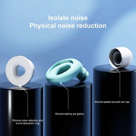 Listing 11 of 16 for Silicone Earplug Sleep Noise Ear Plug Canceling Noise Reduction Soundproo CHK12N