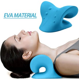Listing 6 of 10 for Neck Shoulder Stretcher Neck Pain Relaxer Cervical Traction Device Pillow CHK12N