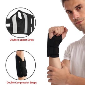 Listing 7 of 12 for JUUMMP Carpal Tunnel Wrist Brace Adjustable Wrist Support Brace Wrist Com CHK12N