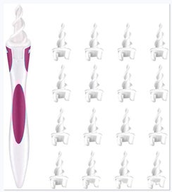 Listing 5 of 9 for Ear Cleaner With Soft Silicone Ear Wax Remover Tool 16 Replacement Tips S CHK12N