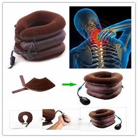 Listing 4 of 7 for Cervical Neck Traction Device Headache Shoulder Pain Relax Brace Support CHK12N