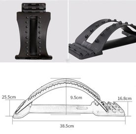 Listing 10 of 14 for Magnetic Back Massage Muscle Stretcher Posture Corrector Stretch Relax Stretcher