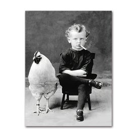 Listing 12 of 13 for Retro Photo Home Decoration City Landscape Figure Street Alpaca Skyscrape CHK12N