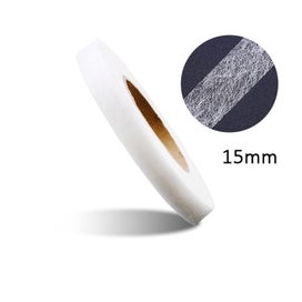 Listing 9 of 12 for 70yards White/Black Double Faced Adhesive Fabric Tape Patchwork Interlini CHK12N