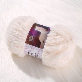 Listing 16 of 19 for 50g/Roll Yarn Faux Fur Mohair Wool Cashmere Yarn Winter For DIY Hand Knit CHK12N