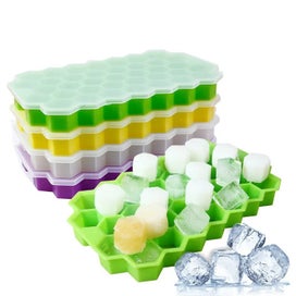 Listing 15 of 19 for Thickened Honeycomb Ice Cube Tray Reusable Silicone Ice Cube Mold BPA Fre CHK12N