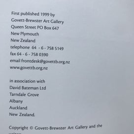 Listing 3 of 16 for WITH SPIRIT: DON DRIVER - A Retrospective by Govett-Brewster Art Gallery