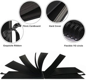 Listing 4 of 4 for Pages Scrapbook Photo Album For Self-design 40 Sheets 29x21