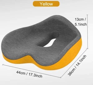 Listing 10 of 16 for Purenlatex Coccyx Chair Cushion Comfort Memory Foam Seat Orthopedic Pillo CHK12N