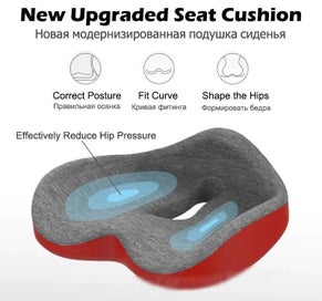 Listing 13 of 16 for Purenlatex Coccyx Chair Cushion Comfort Memory Foam Seat Orthopedic Pillo CHK12N