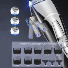 Listing 4 of 9 for Hair Trimmer For Men Shaver Professional Hair Clipper Haircuter Men's Bar CHK12N