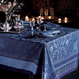 Listing 4 of 4 for Garnier-Thiebaut Persina Crepuscule Tablecloth 174x364cm