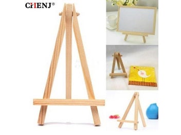 Listing 7 of 9 for 1 PCS Mini Wooden Easel For Party Decoration 15*8cm Triangle
