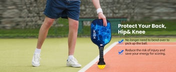 Listing 2 of 9 for Pickleball Ball Retriever,Silicone Pickleball Picker Upper Pickball Grabber,Easy