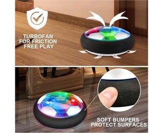Listing 3 of 4 for Air Power Soccer-Rechargeable Hover Ball Indoor Football with LED