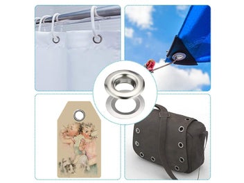 Listing 2 of 10 for Grommet Eyelets Set with Install Tool NZ Clearance
