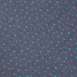 Listing 2 of 2 for David Fussenegger Juwel Grey & Blue Spot Bassinet Blanket