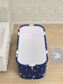 Listing 5 of 9 for Foldable Bathtub Portable Bathtub Freestanding Japanese Soaking Bath Tub 120cm