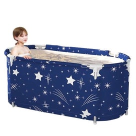 Listing 8 of 9 for Foldable Bathtub Portable Bathtub Freestanding Japanese Soaking Bath Tub 120cm
