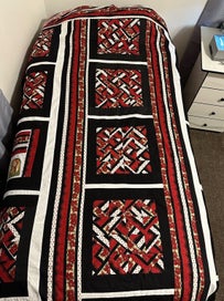 Listing 4 of 12 for Valentine Theme Quilt Top NEW