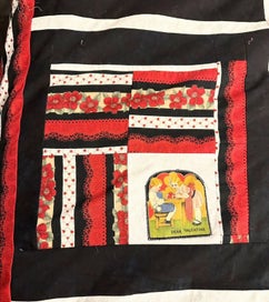 Listing 10 of 12 for Valentine Theme Quilt Top NEW