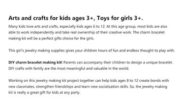 Listing 7 of 15 for Charm Bracelet Making Kit & Unicorn/Mermaid Girl Toy