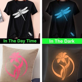 Listing 4 of 8 for Glow in Dark HTV Heat Transfer Vinyl