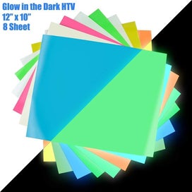 Listing 8 of 8 for Glow in Dark HTV Heat Transfer Vinyl