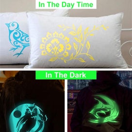 Listing 4 of 8 for Glow in Dark HTV Heat Transfer Vinyl