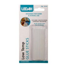 Listing 1 of 1 for Ledah Low-Temp Glue Sticks Clear 7mm