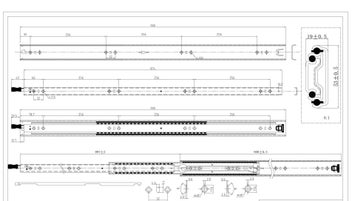 Listing 6 of 12 for Drawer Slides 900mm x 53mm With Lock Heavy Duty Runners | Ball Bearing Runners