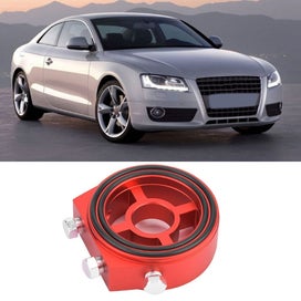 Listing 2 of 3 for Universal Aluminum Oil Filter Cooler Sandwiched Plate Oil Pressure