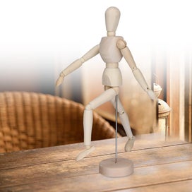 Listing 3 of 3 for Wood Artist Drawing Manikin Articulated Mannequin With Base And Flexible Body