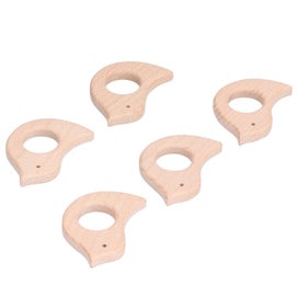 Listing 2 of 3 for Bird Shape Baby Teether Pain Relief Wooden Toys