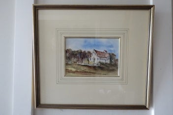 Listing 1 of 5 for P O'Sullivan Watercolour St Mary's church Meeanee Napier NZ