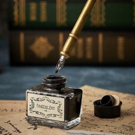 Listing 9 of 13 for Quill Feather Calligraphy Writing Pen Wings Gift Set *Local Clearance*