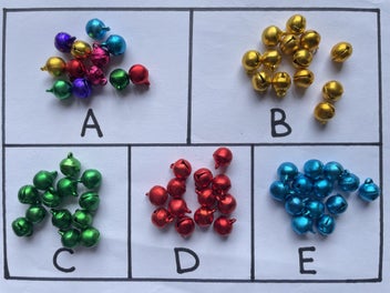 Listing 1 of 6 for 12 COLOURED METAL BELLS (5 colours to choose from)