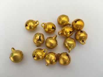 Listing 3 of 6 for 12 COLOURED METAL BELLS (5 colours to choose from)