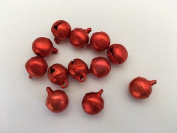 Listing 5 of 6 for 12 COLOURED METAL BELLS (5 colours to choose from)