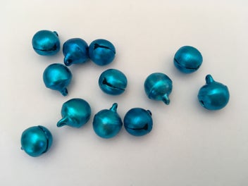 Listing 6 of 6 for 12 COLOURED METAL BELLS (5 colours to choose from)